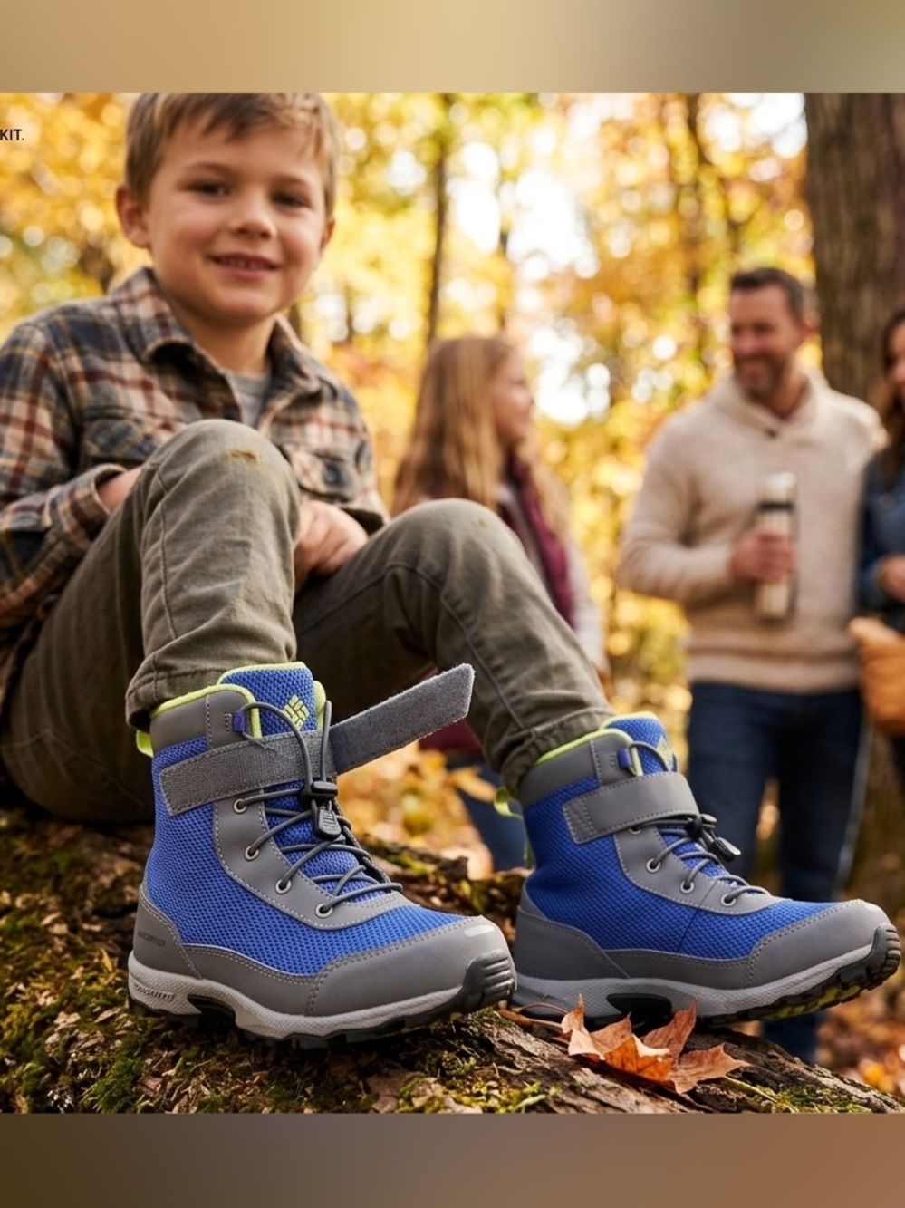 Columbia Kids Hyper-Boreal Omni-Heat Waterproof Winter Boots Sz 2 - Picture 1 of 7